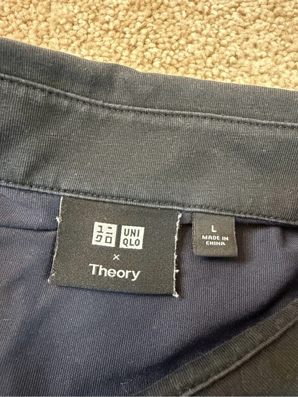 Uniqlo x Theory Men's AIRism Slim-Fit Short-Sleeve Polo Shirt (Theory) Large